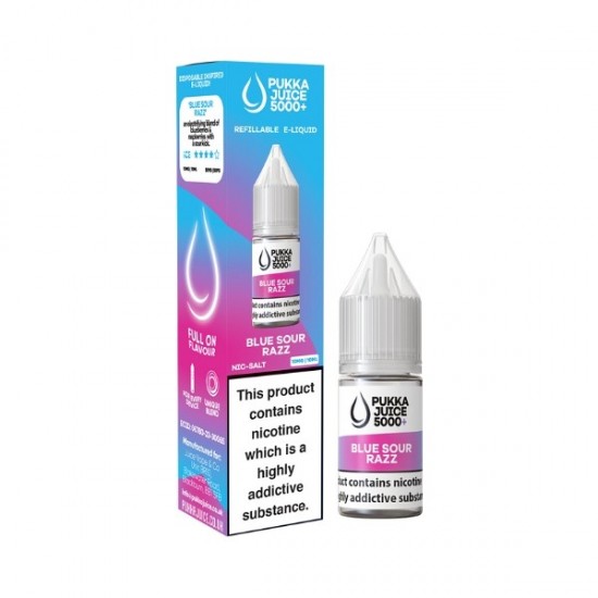 Pukka Juice 5000+ - Nic Salt - Blue Sour Razz