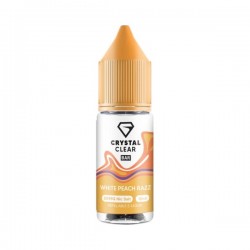 Crystal Clear Bar Salt - Nic Salt - White Peach Razz
