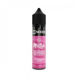 Nixer X Mix Labs - 30ml - Lime Cherry Raspberry - Longfill