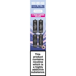 SKE CRYSTAL 4in1 Replacement Pre Filled Pods - 4 Pack