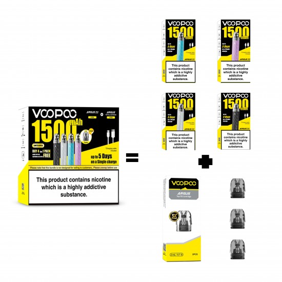 Voopoo Argus Z2 Pod Kit & Argus Top Fill Pod Bundle
