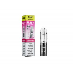 DOJO BLAST 2000 Go Transparent Pod & Refill (Powered by Vaporesso) - Cherry Ice