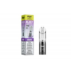 DOJO BLAST 2000 Go Transparent Pod & Refill (Powered by Vaporesso) - Grape