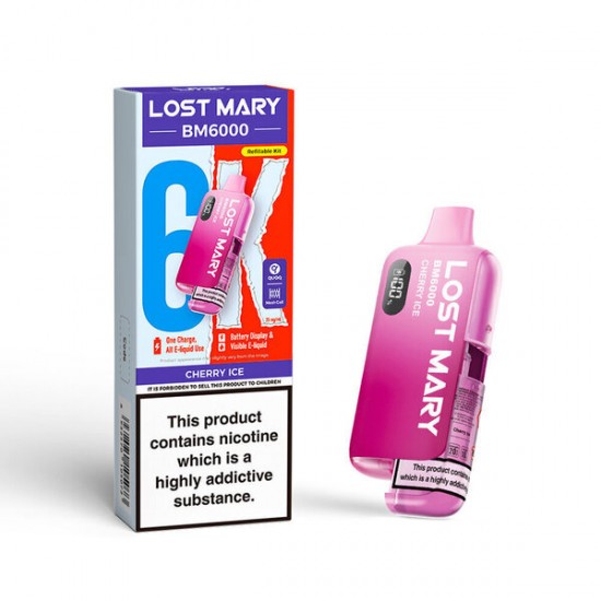 Lost Mary BM6000 Pre Filled Pod Kit - Cherry Ice